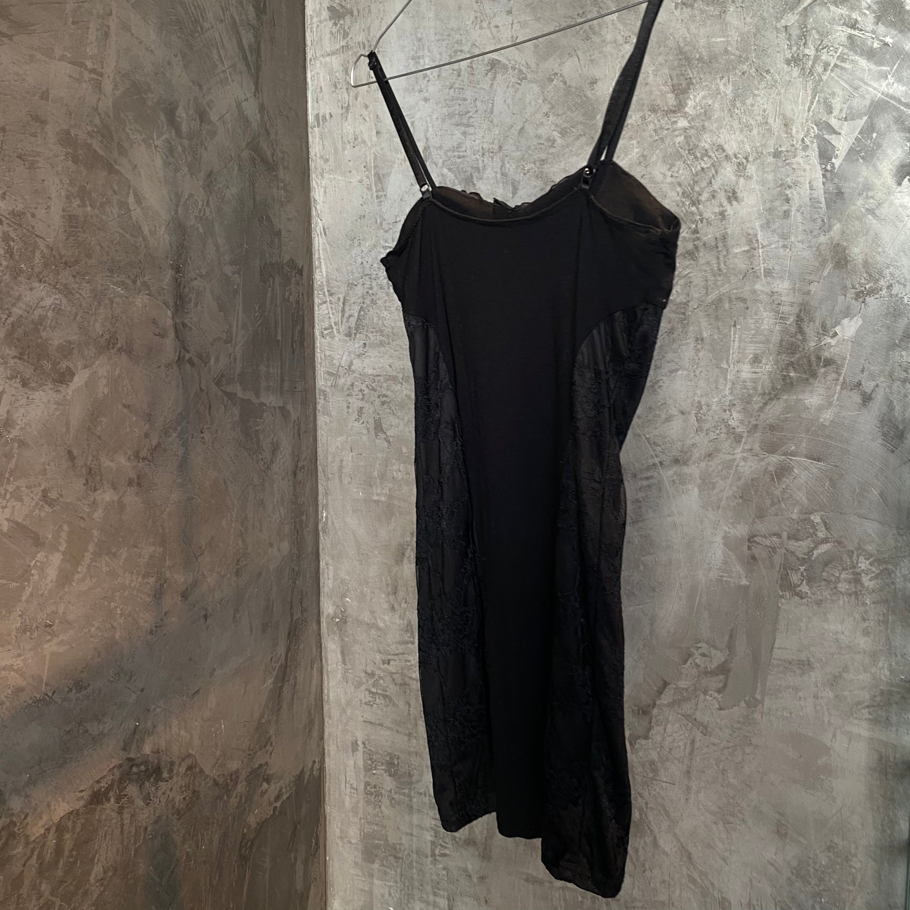 Cute Black Layered Minidress