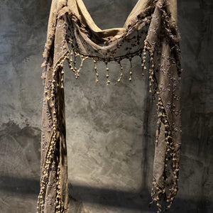 Light Brown Lace Scarf