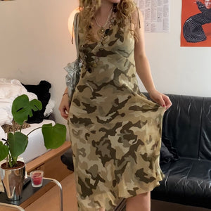 Camo Maxi Dress