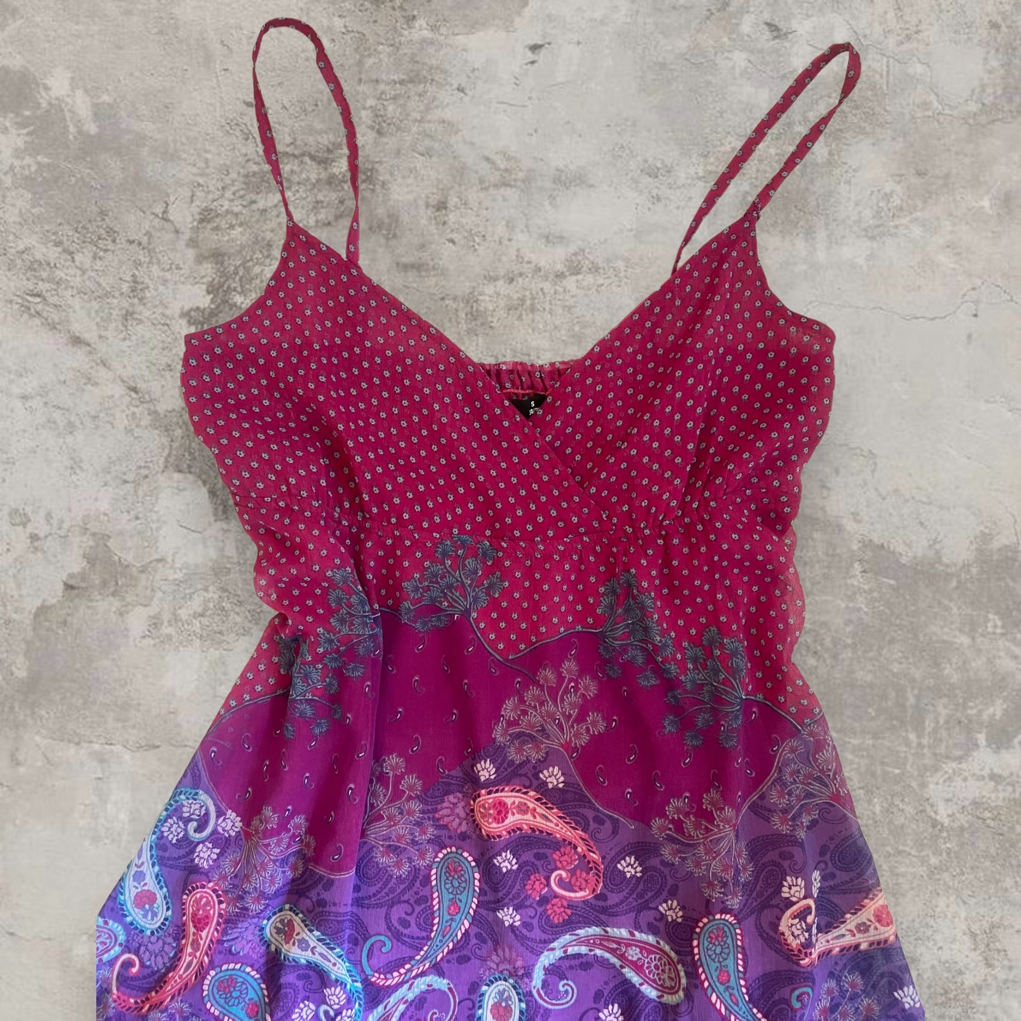 Pink Purple Flowy Fairy Top