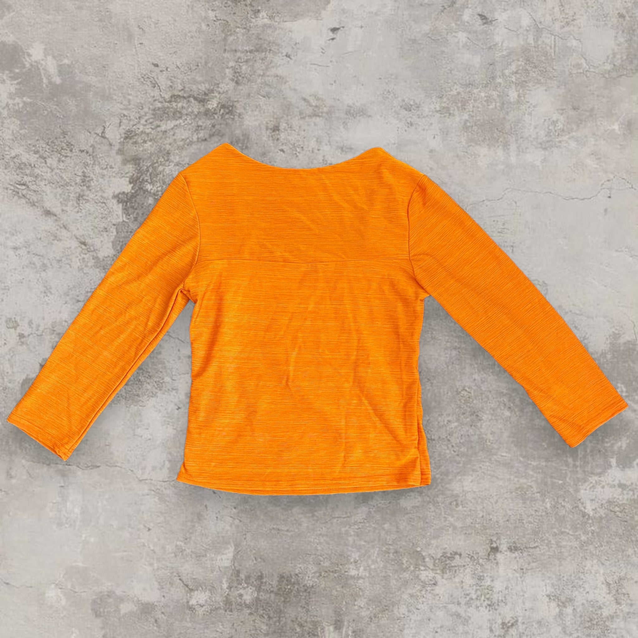 Vibrant Orange Longsleeve Top