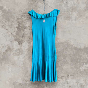 Turquoise 2000's Dress with Belt