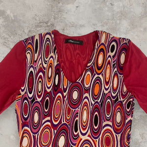 Retro Print 70's Longsleeve