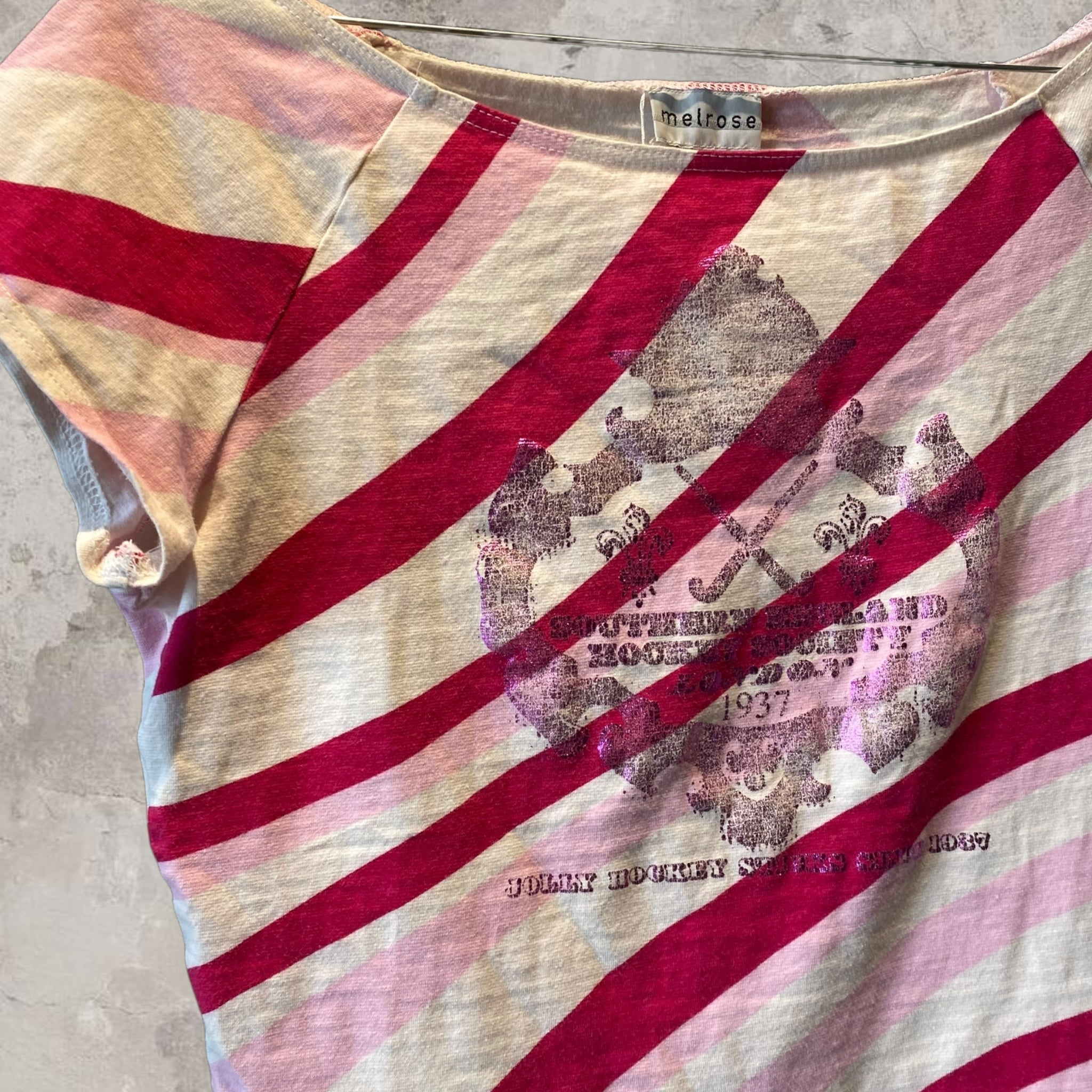 Pink Striped Melrose Shirt