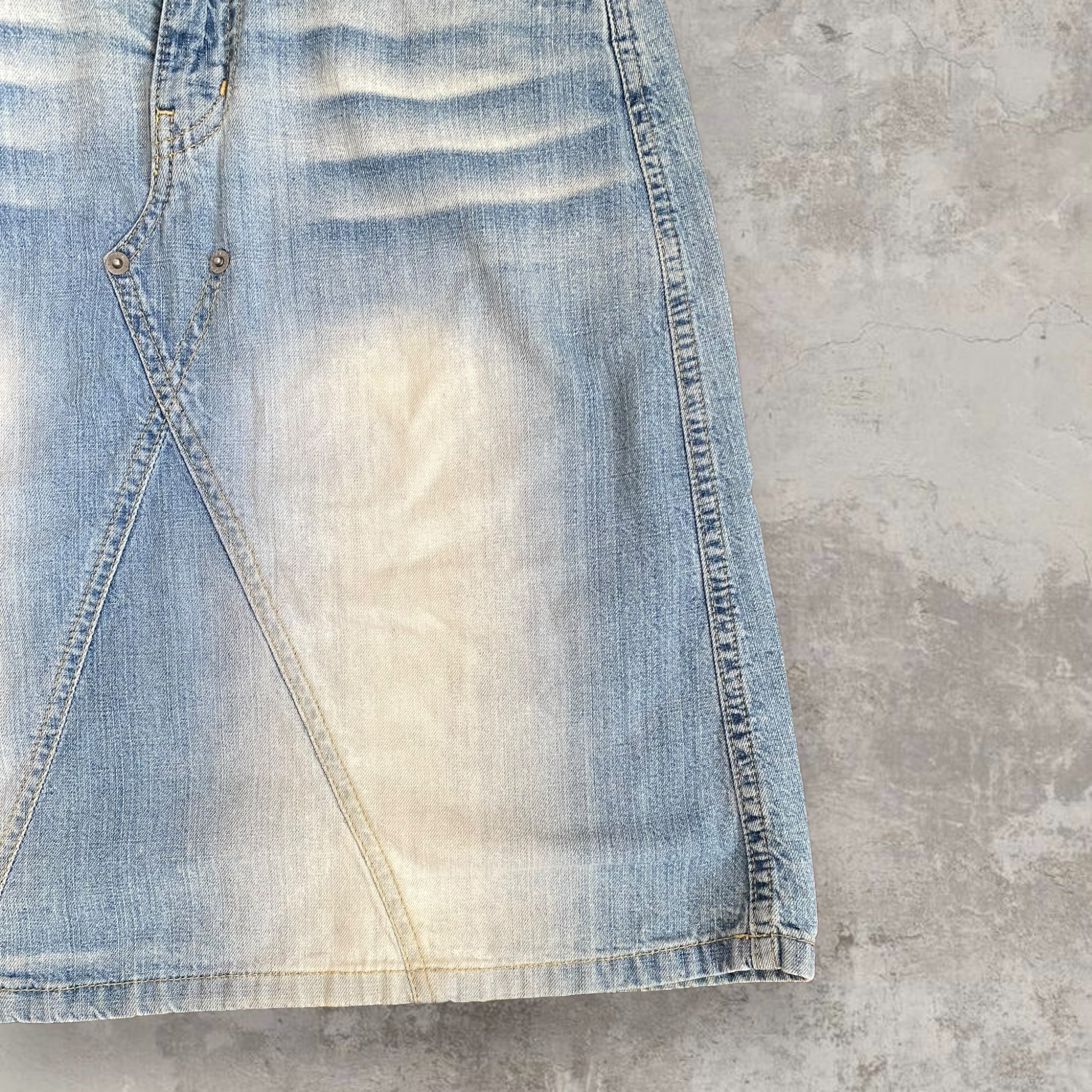 Phard Washed Denim Skirt