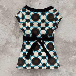 Retro V-Cut Dotted Top