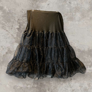 Black Petticoat Skirt