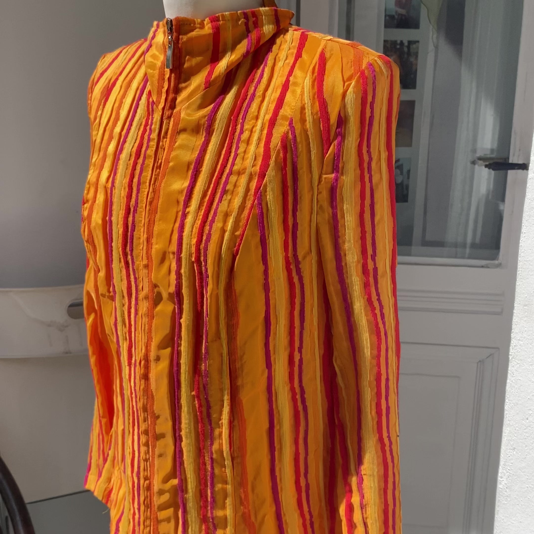 Striped 70's Retro Jacket