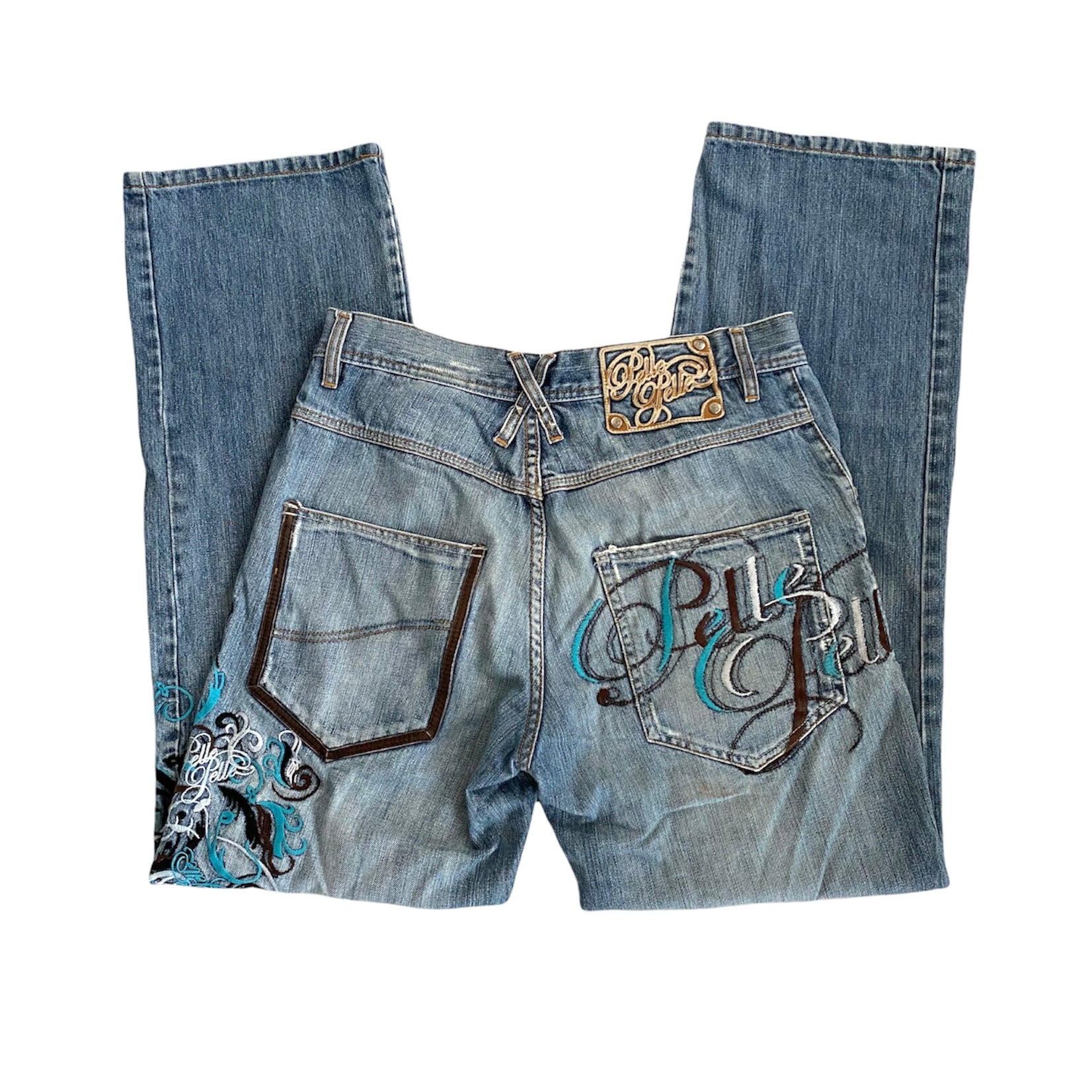 Feasibility Vibrere Ærlighed Rare Pelle Pelle Embroidered Baggy Jeans – 2ndaddictz