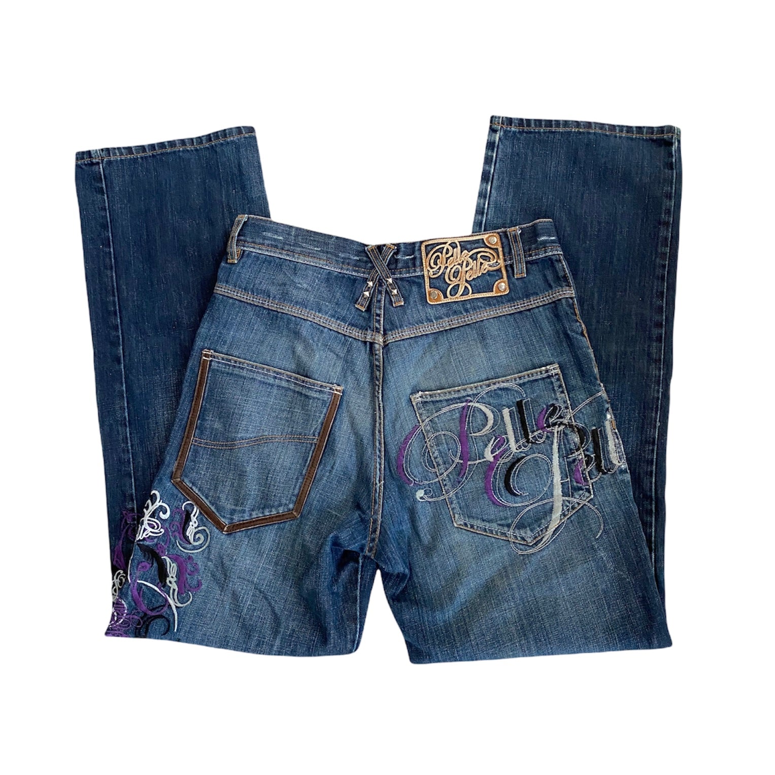 Måge frekvens Svaghed Pelle Pelle Embroidered Baggy Jeans – 2ndaddictz
