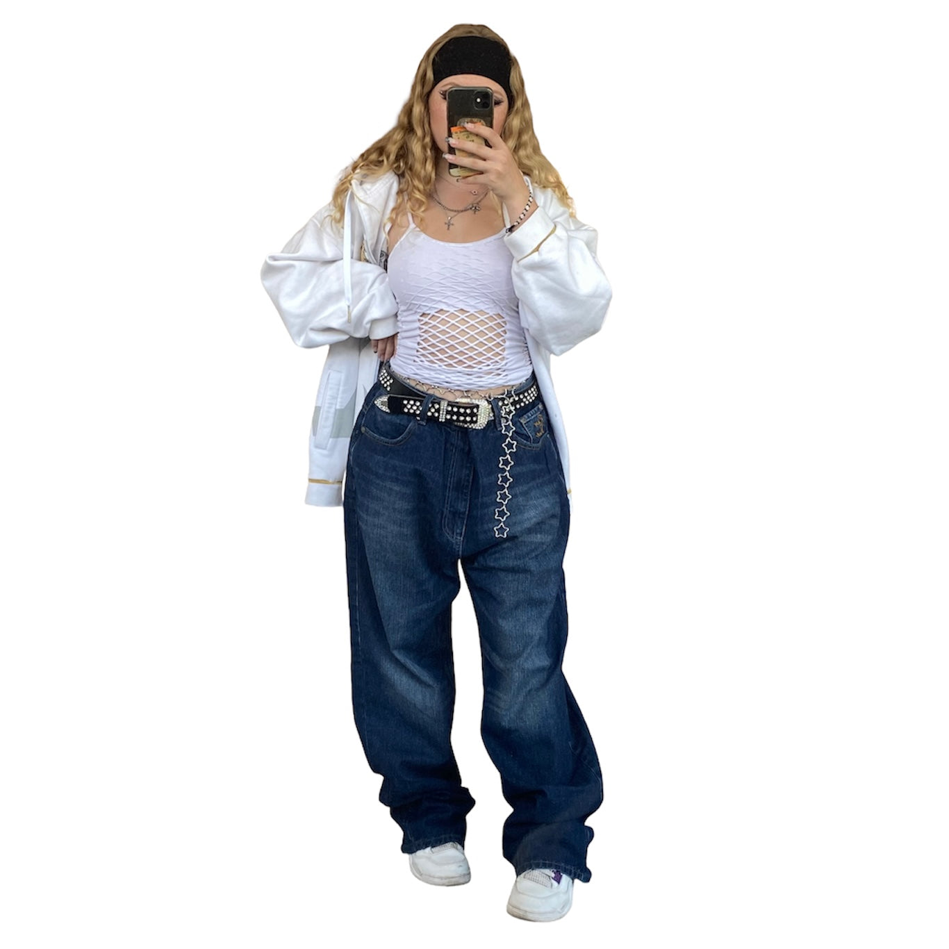 Raw Blue Baggy Jeans